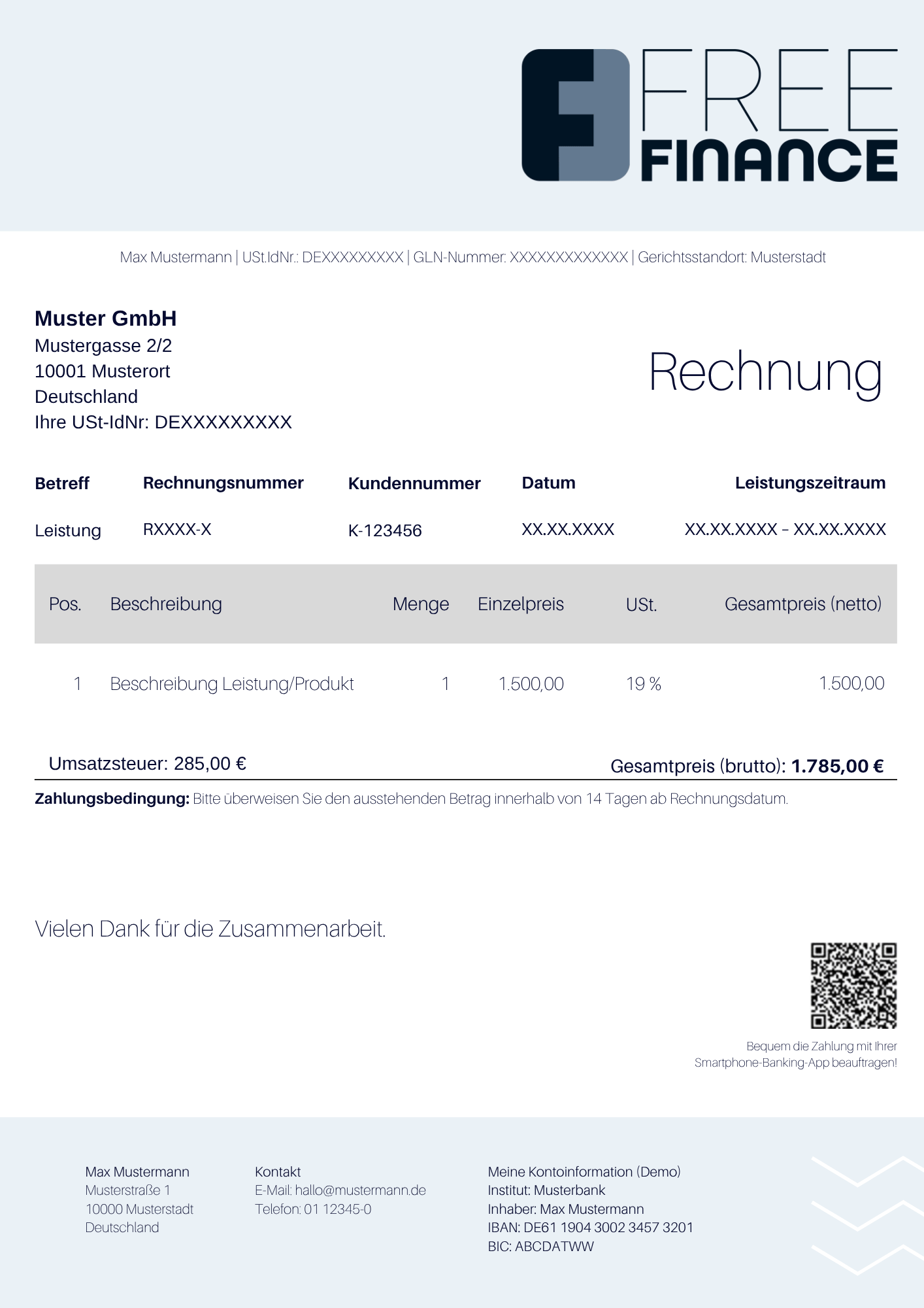 Zweite Rechnung Ausdrucken Mit Dem Vermerk Kopie QNBR